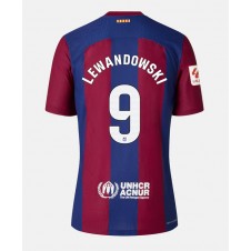 Barcelona Robert Lewandowski #9 Hemmatröja Dam 2023-24 Korta ärmar